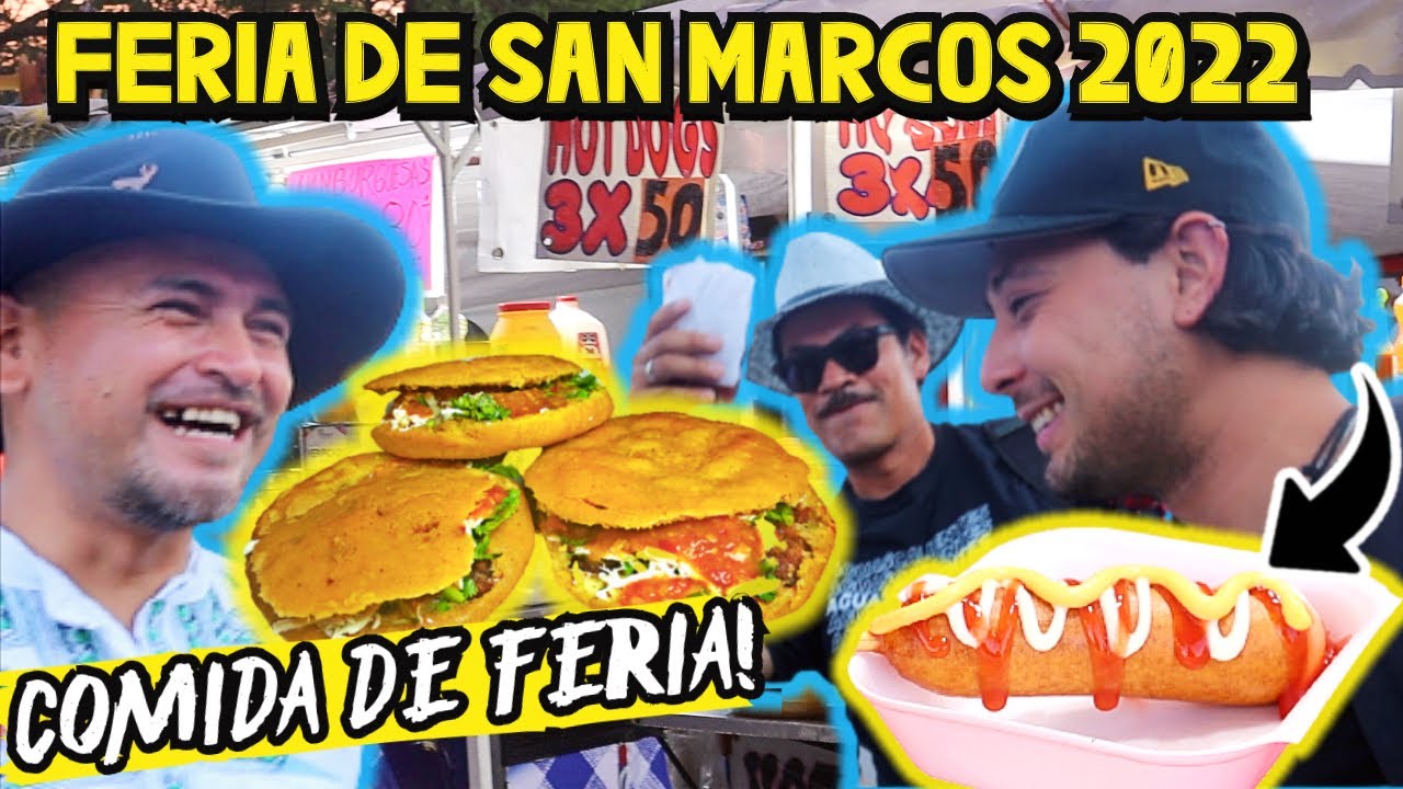 Probando COMIDA CALLEJERA en la FERIA de SAN MARCOS✅