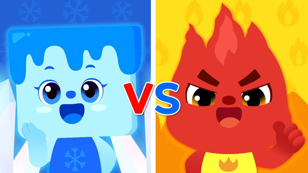 Caliente vs. Frío 🥶️🥵️| Canciones Infantiles | Desafío Frío vs Caliente | Lotty Friends