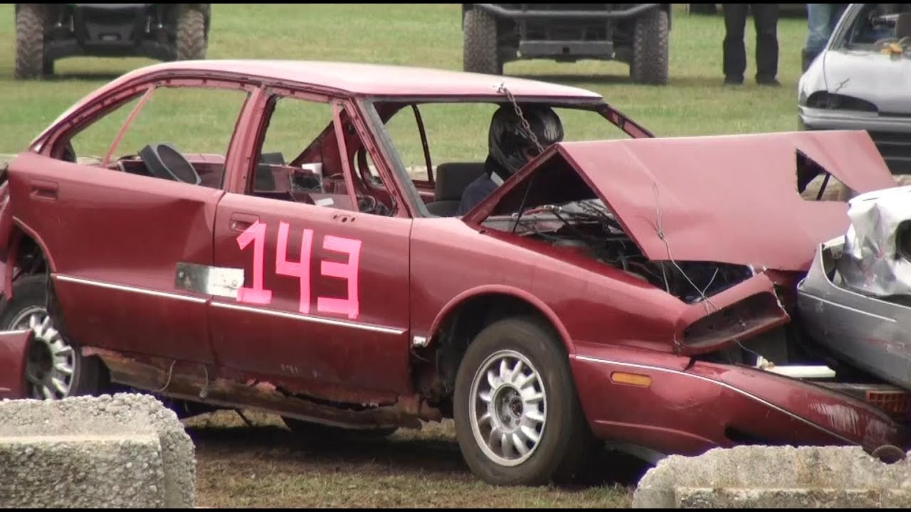 Wallacetown Fair Demolition Derby 2015 | Heat 4 (6cyl)