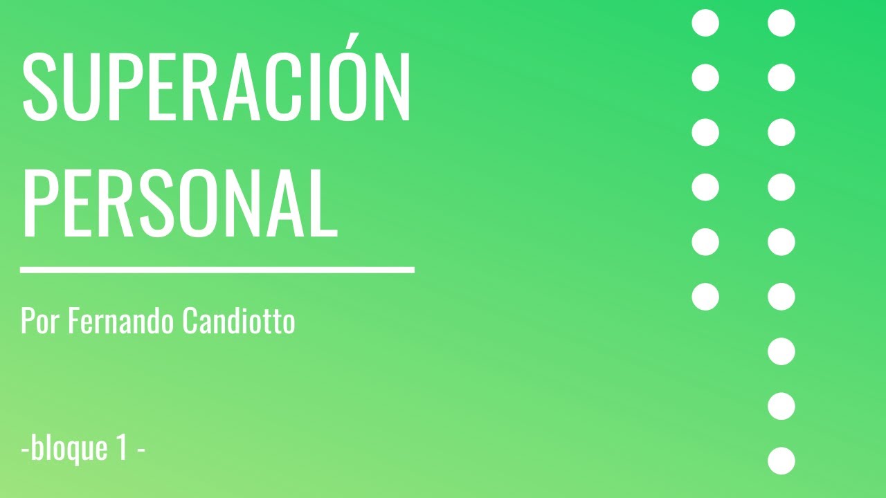 SAINT GERMAIN - Superaci&oacute;n Personal - Bloque 1 - Por Fernando Candiotto