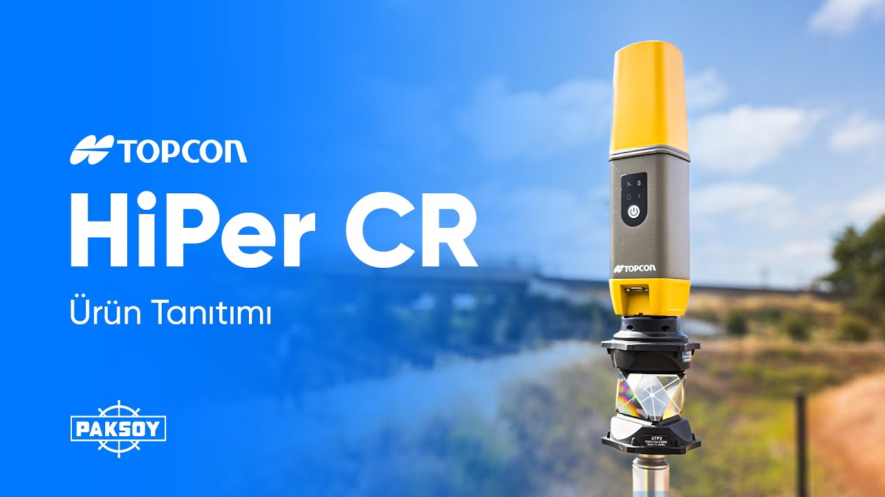 Topcon HiPer CR &Uuml;r&uuml;n Tanıtım Videosu | Paksoy Teknik Hizmetler