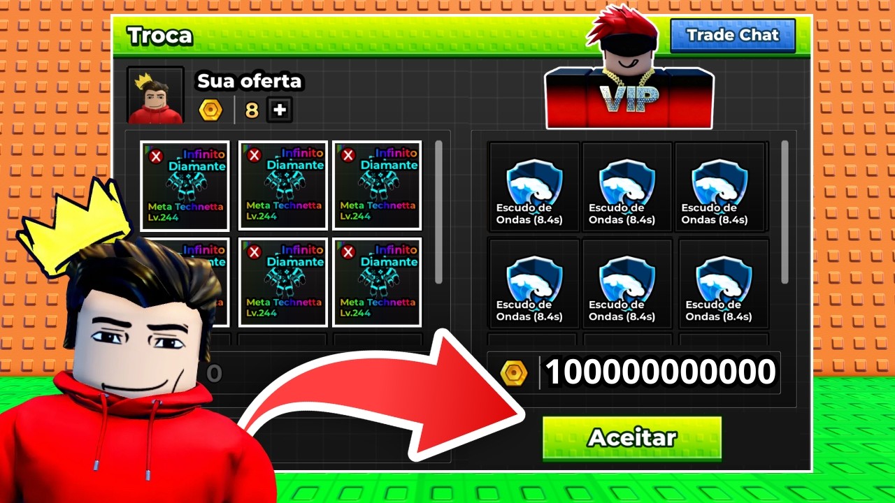 FIZ TROCAS VALIOSA DE BRAINROTS INFINITY COM ADMIN no FUJA TSUNAMI PARA BRAINROTS