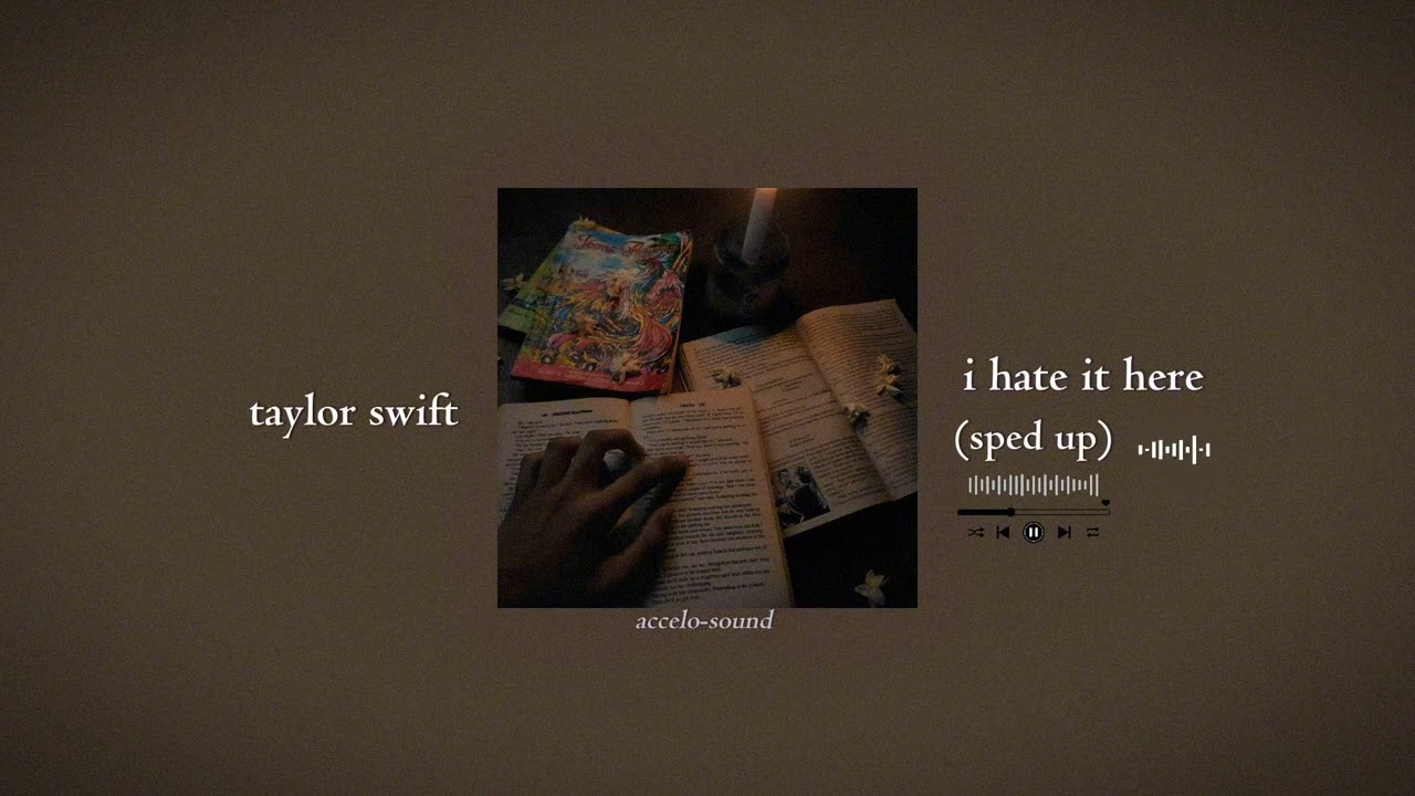 taylor swift - i hate it here (sped up) | accelo-sound