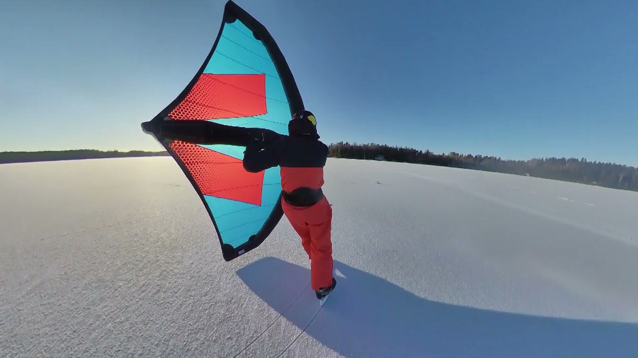 Ice ice ice wingsurfing and windsurfing on ice