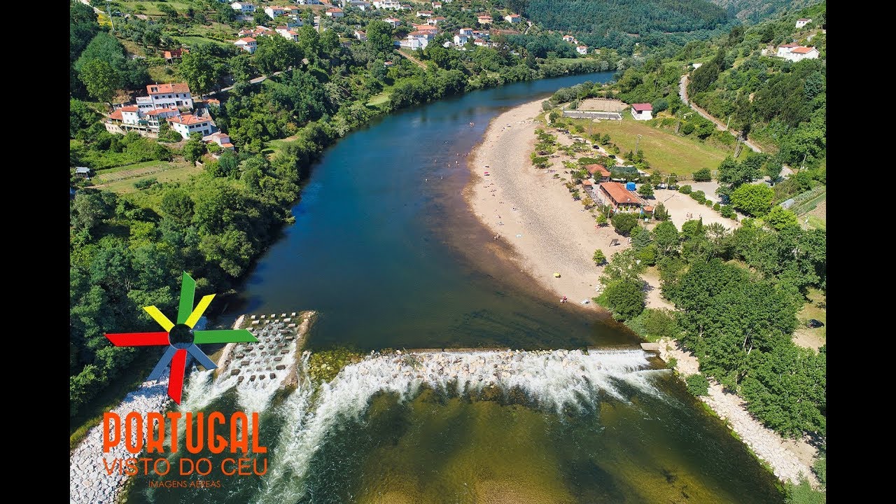 River beach Palheiros e Zorro 🏞️ Praia fluvial das Torres do Mondego - Coimbra - 4K UltraHD