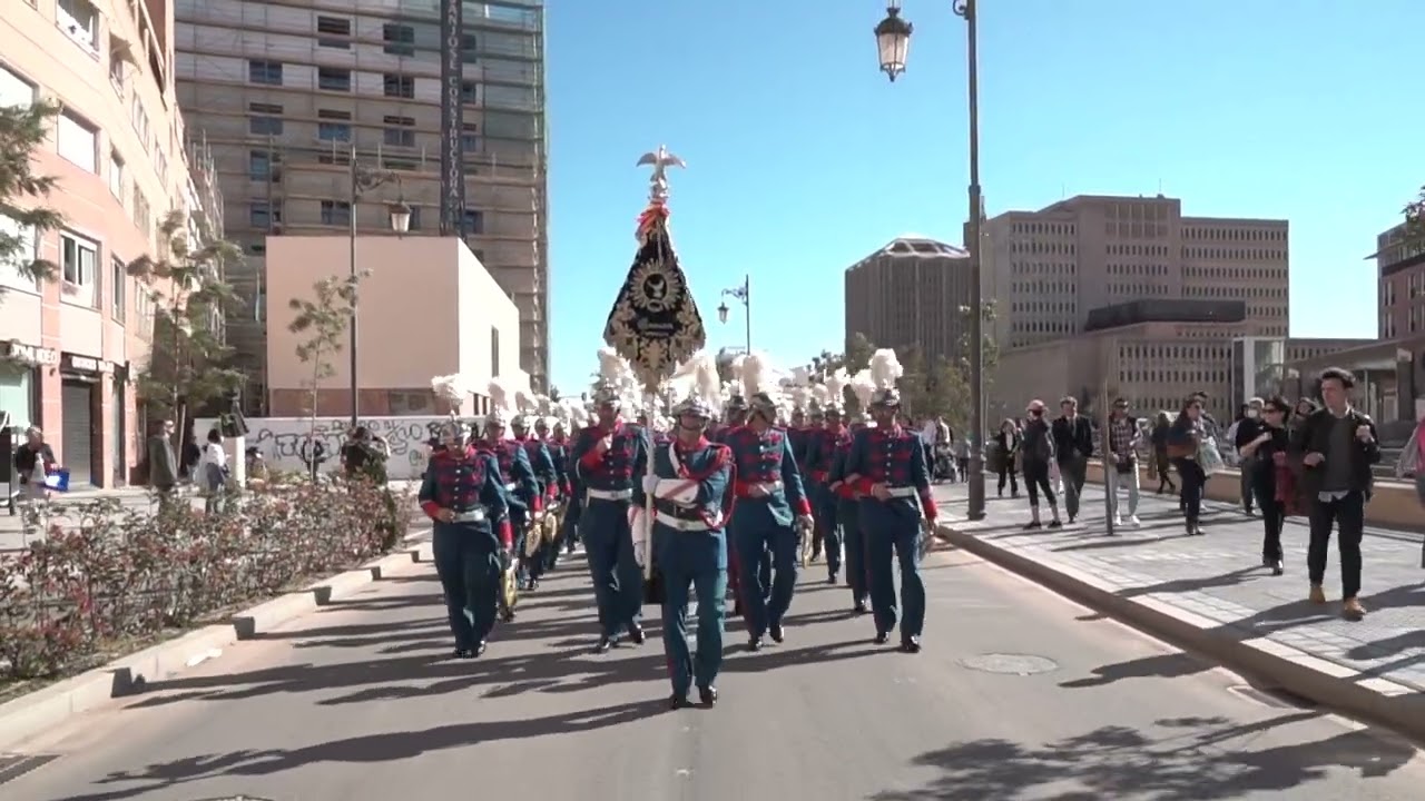 Coronación Campillos- Llegada a la Casa Hermandad de las RRCC Fusionadas (Málaga) Miércoles Santo 22