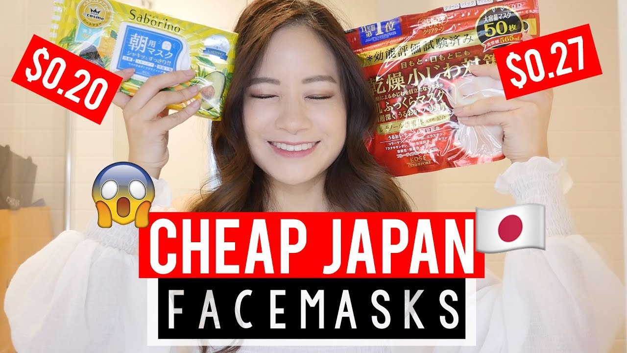 CHEAP JAPANESE Face Masks that WORK!!