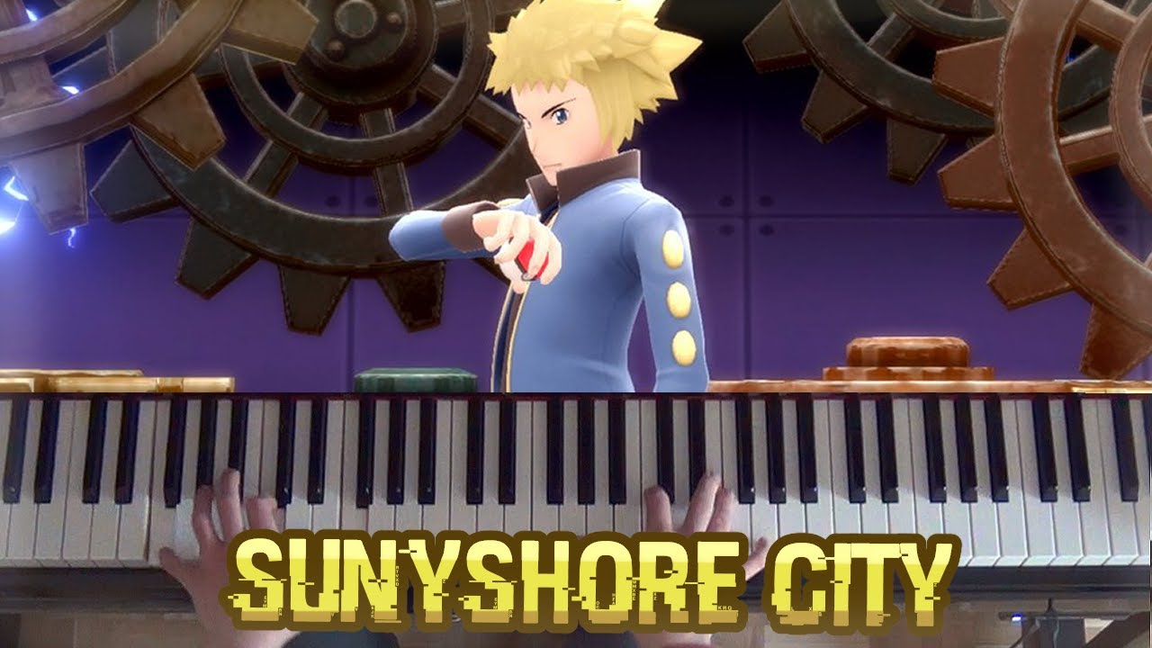 ☀️ Pokémon Brilliant Diamond and Shining Pearl - Sunyshore City (Day) on Piano