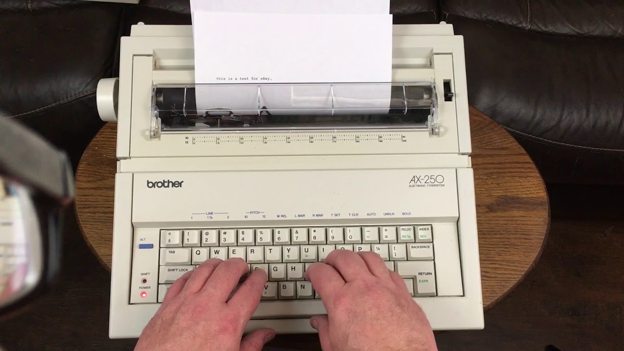 Brother AX-250 Electronic Typewriter Demi