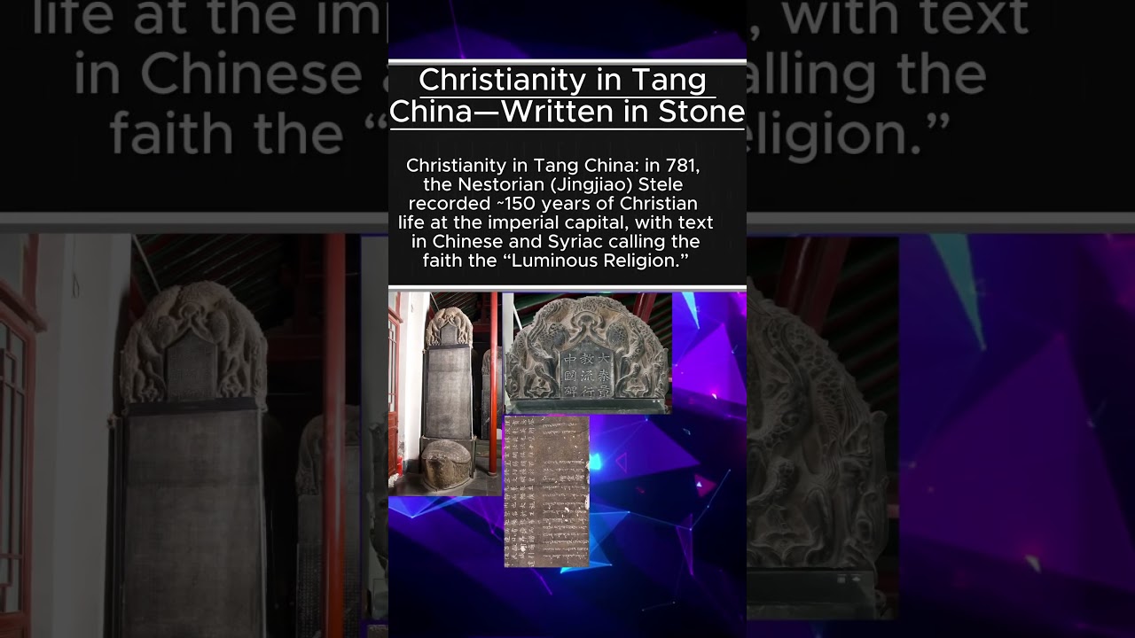 Christianity in China: The 781 Nestorian (Jingjiao) Stele — Tang Dynasty “Luminous Religion” 