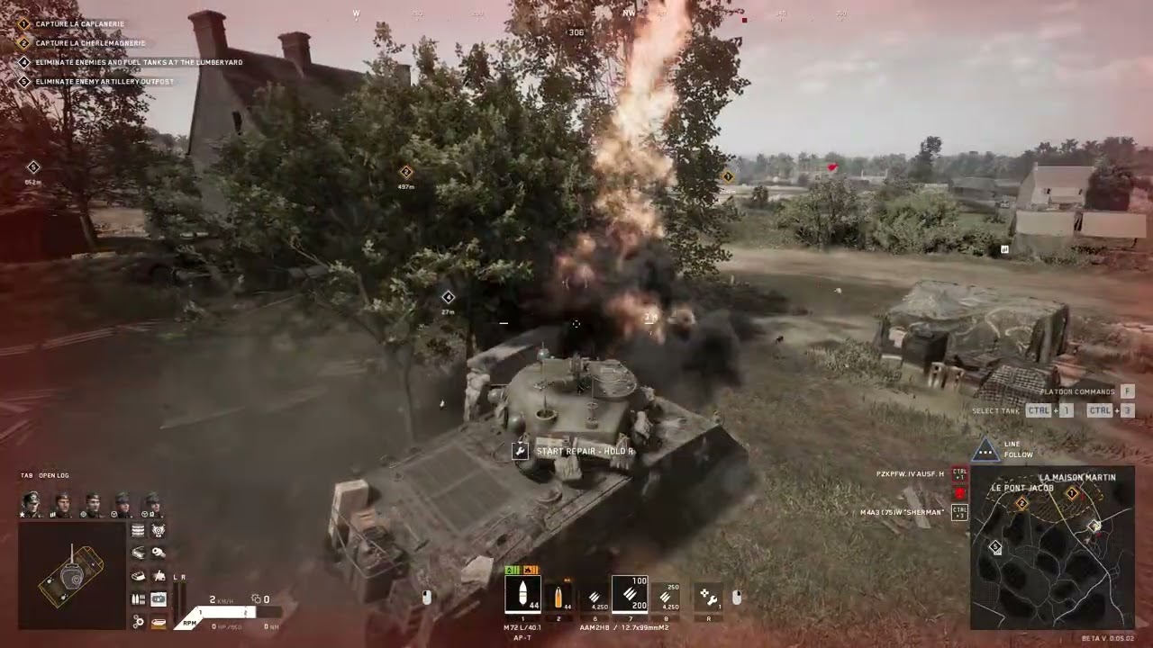 Call to Arms: Panzer Elite TÜRKÇE Gameplay HD - Part 2 - Bu sefer sherman arakladık!