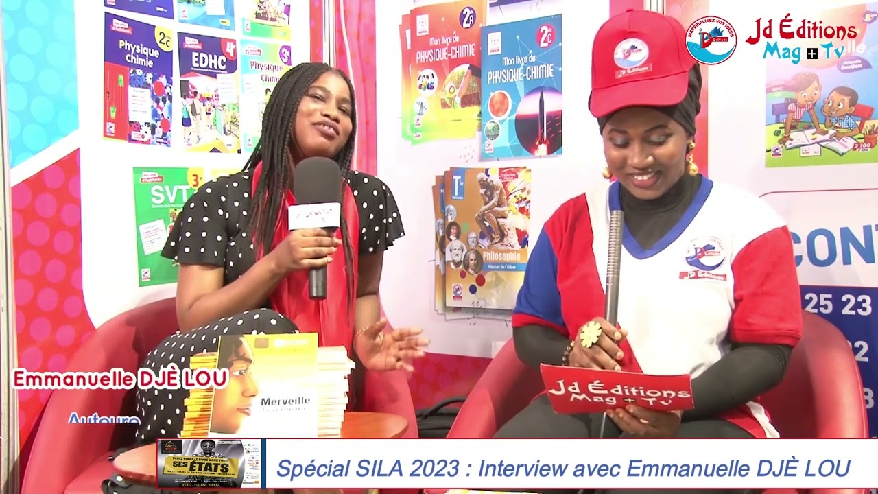 🔴Spécial SILA 2023 : Interview avec Emmanuelle Djè Lou auteure de l'oeuvre 