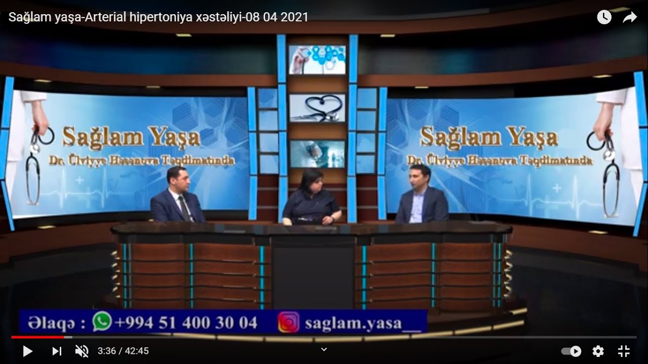 Sağlam yaşa-Arterial hipertoniya xəstəliyi