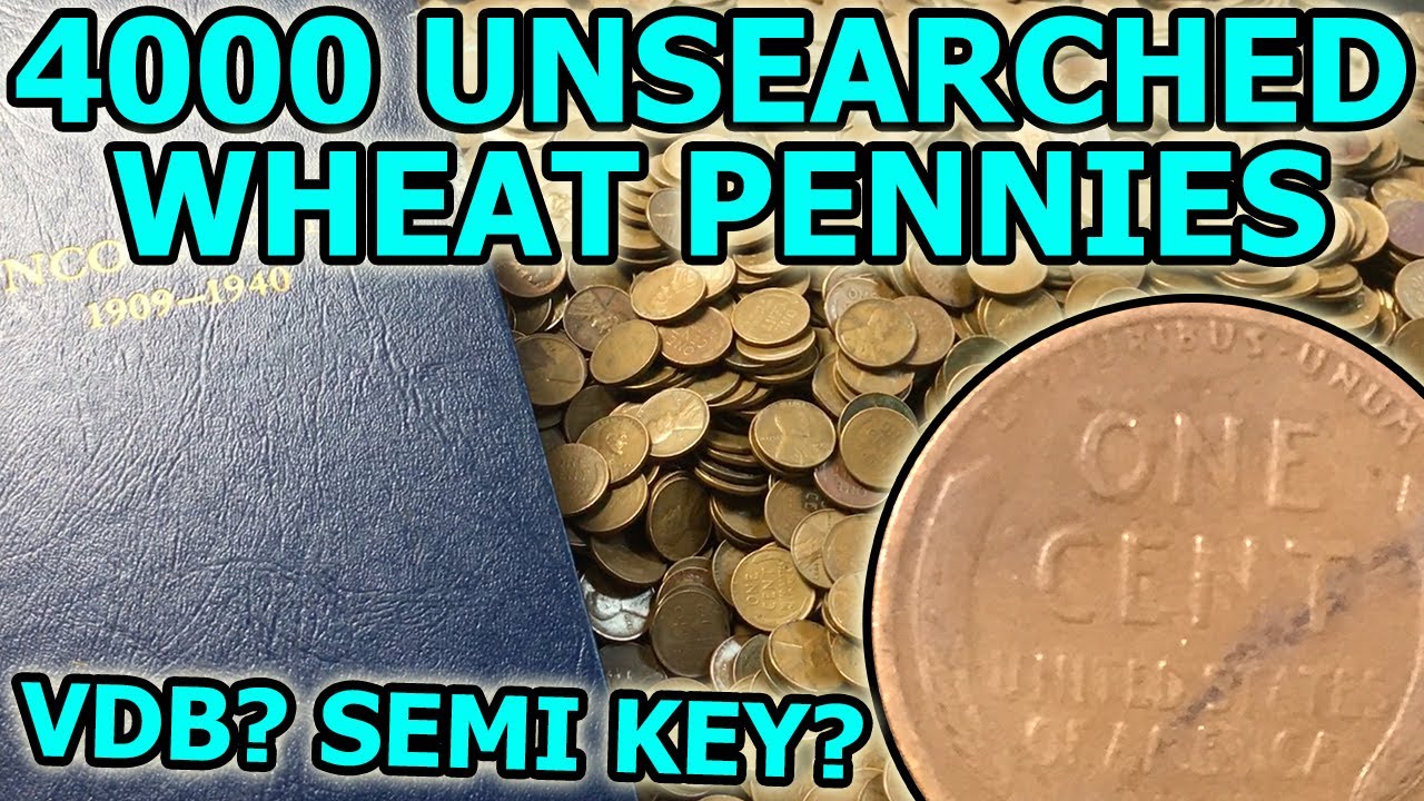 HUNTING 4000 UNSEARCHED WHEAT PENNIES - Semi Key Dates + Silver + IHC + VDBs + More Found