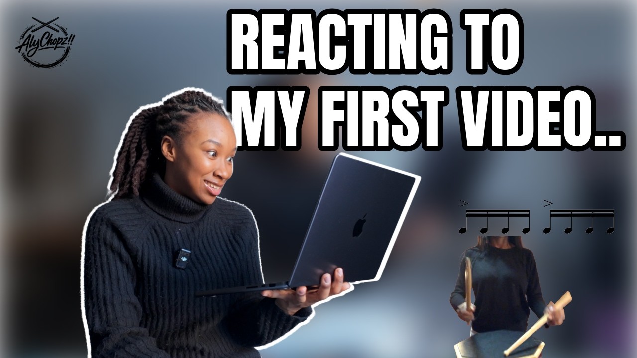 reacting to my first snare cover...