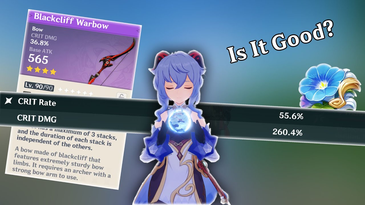 This is What Blackcliff Warbow Looks Like on Ganyu - Genshin Impact