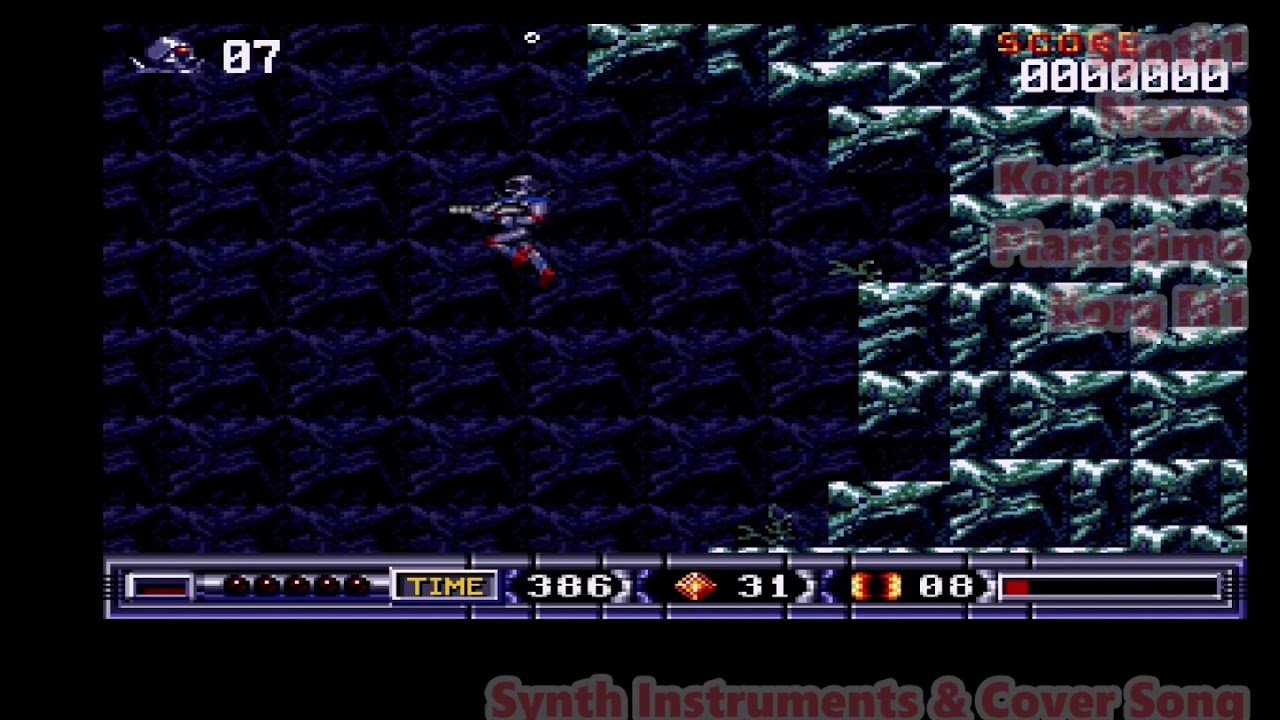 Turrican II - Secret Dungeons - Cover by Mastertronic