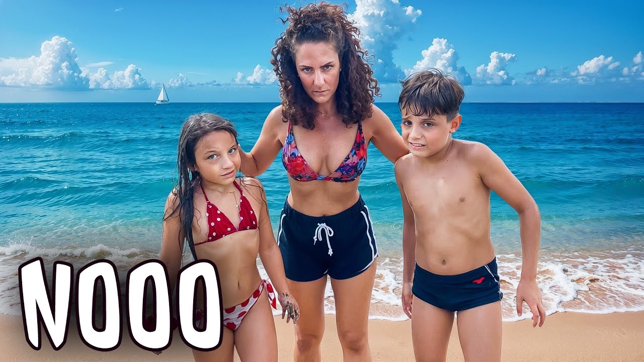 KEVIN E EMILY INCONTRANO LA BABYSITTER PIÙ CATTIVA DEL MONDO AL MARE!