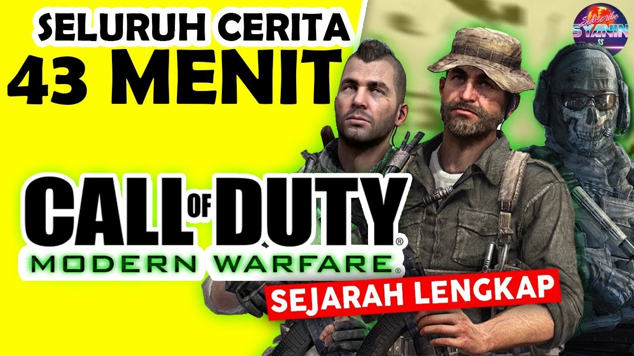 ALUR CERITA SINGKAT Call Of Duty Modern Warfare 1-3 LENGKAP Hanya 43 MENIT - CoD Indonesia !!!