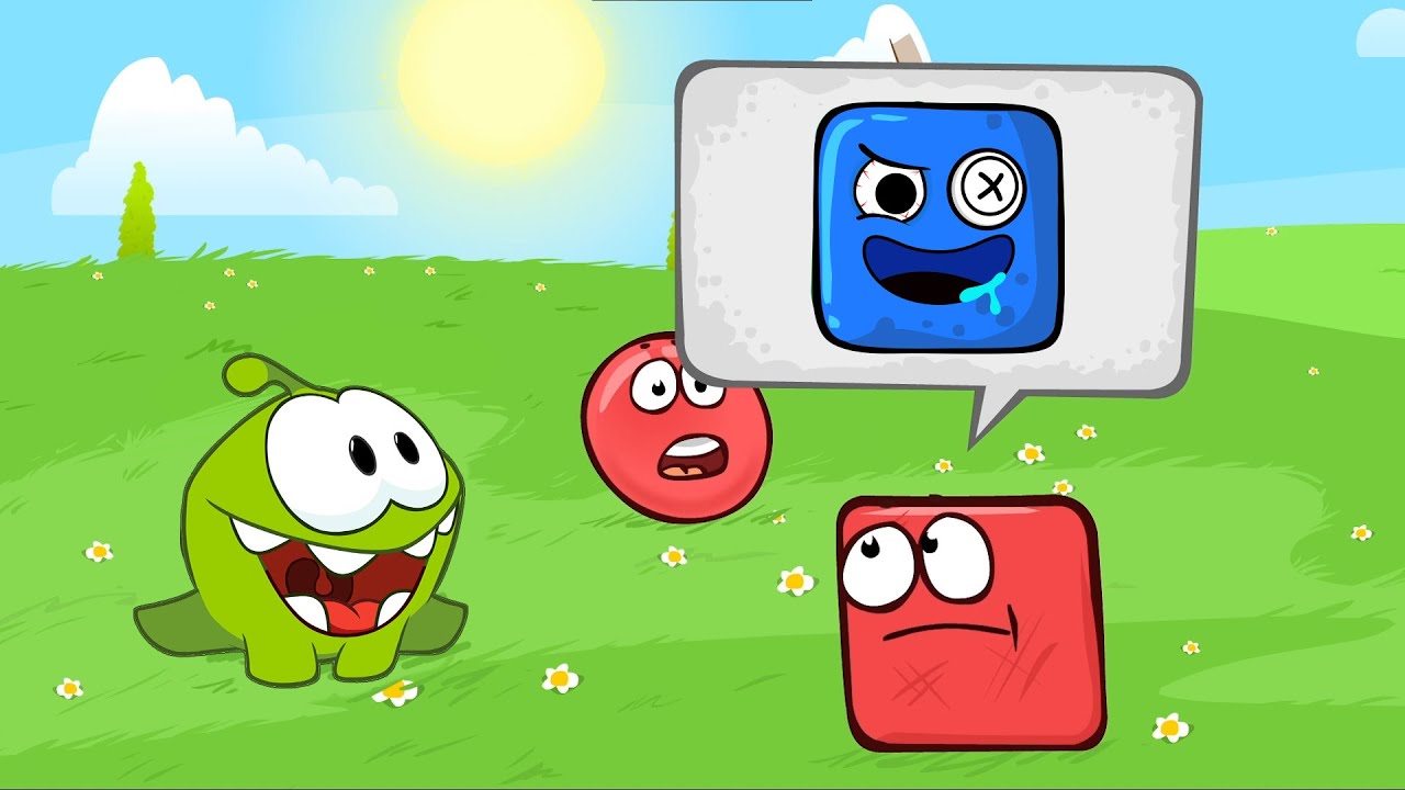 Red Ball 4 | Om Nom Vs  Rainbow Friends Boss In Stage 1