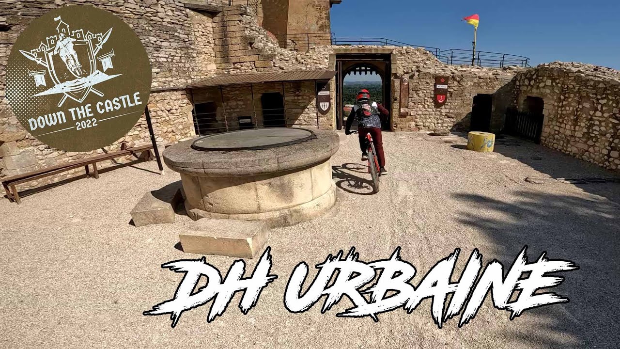 Je fais une course de DH dans un Château Fort ! Down the Castle 2022
