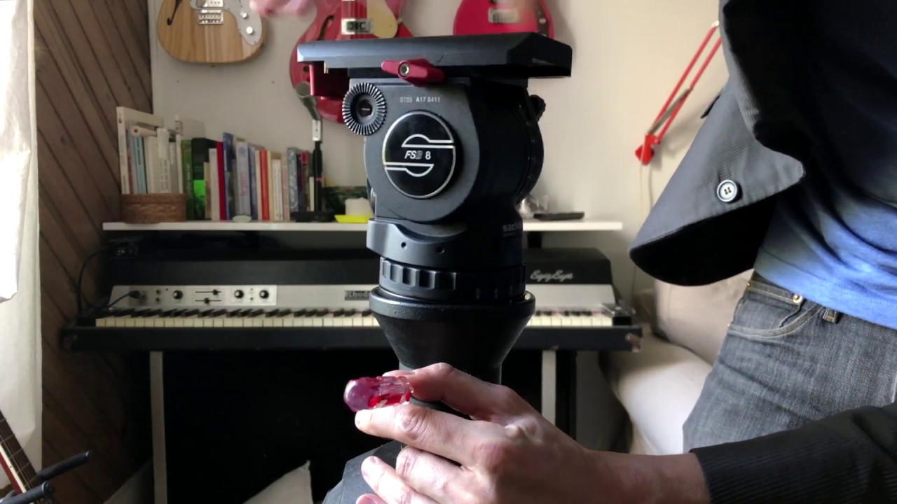 Sachtler HotPod video tripod - Installing and adjusting a head