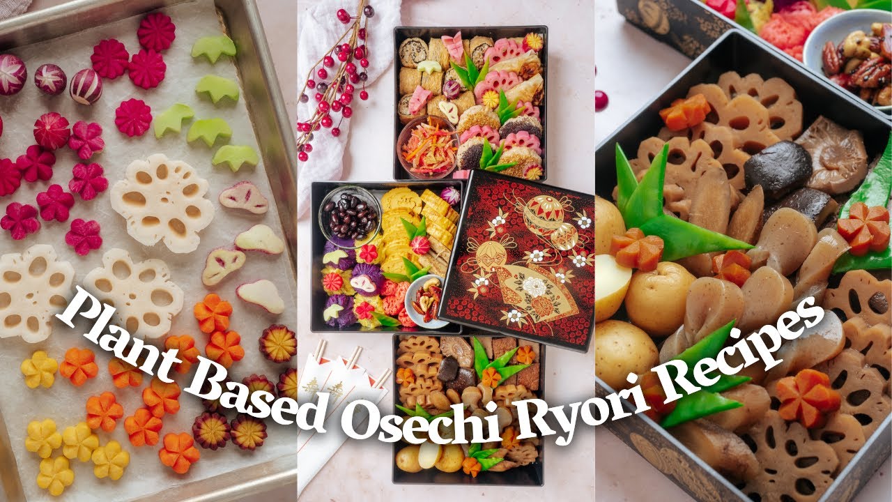 HOW TO MAKE JAPANESE NEW YEAR FOOD (Plant-Based Osechi Ryori) | New Year Vlog 2023 | Healthy Washoku
