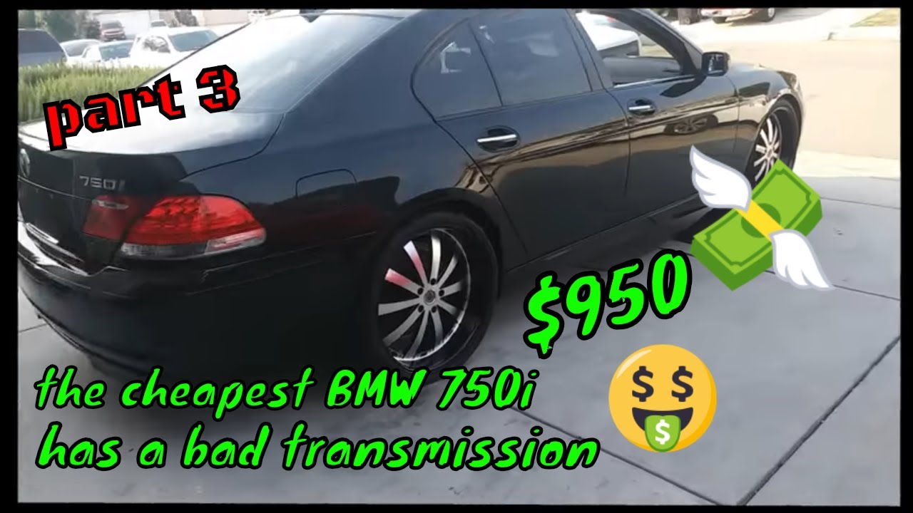 $950 Copart bmw 750i rebuild project transmission repair, part 1 removing transmission mechatronic