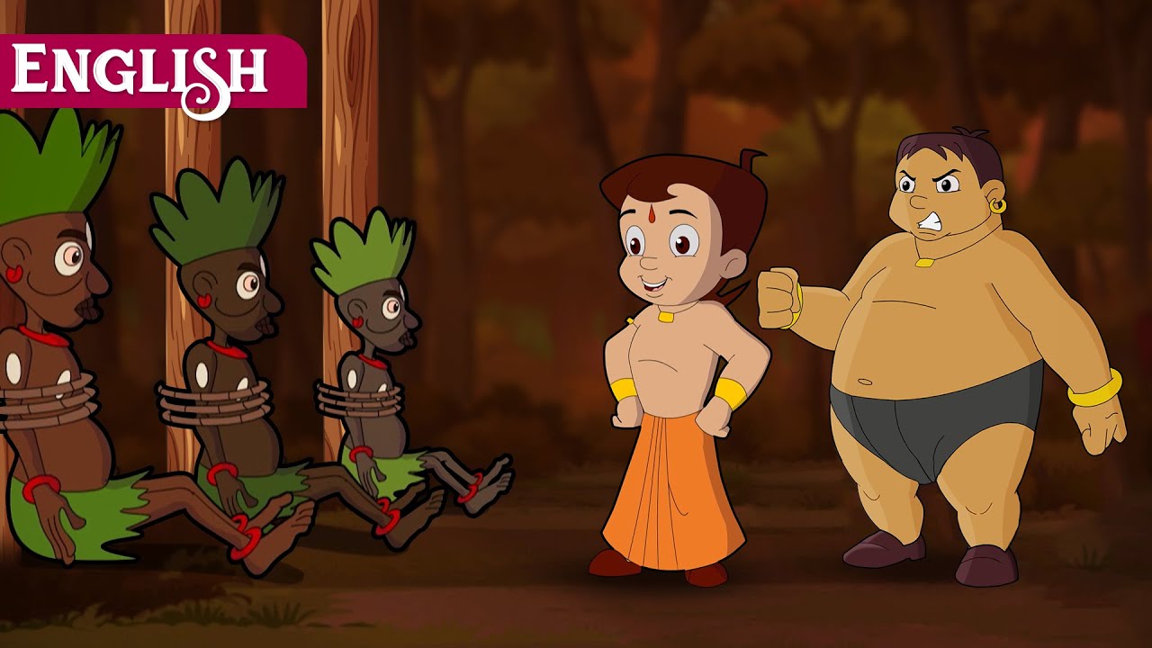 Chhota Bheem - Tribals Bind | YouTube Cartoons for Kids | Funny English Stories