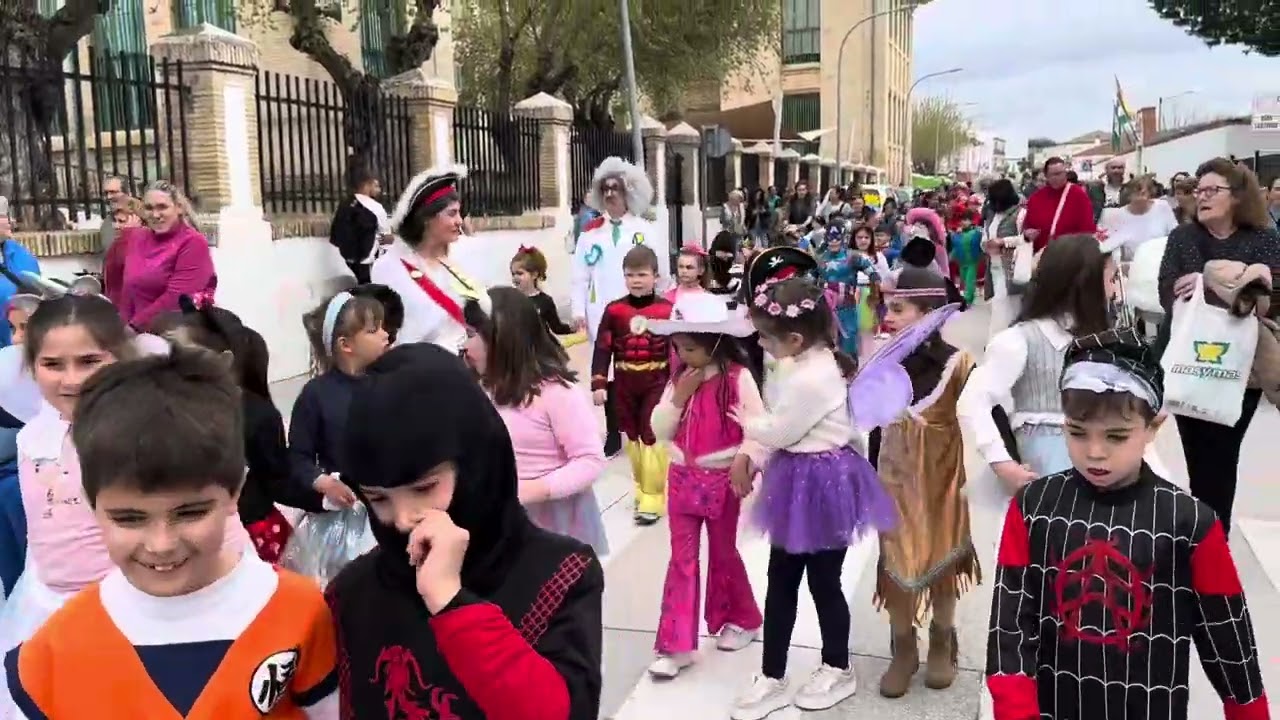 Carnaval Escolar en Lopera. Año 2025.