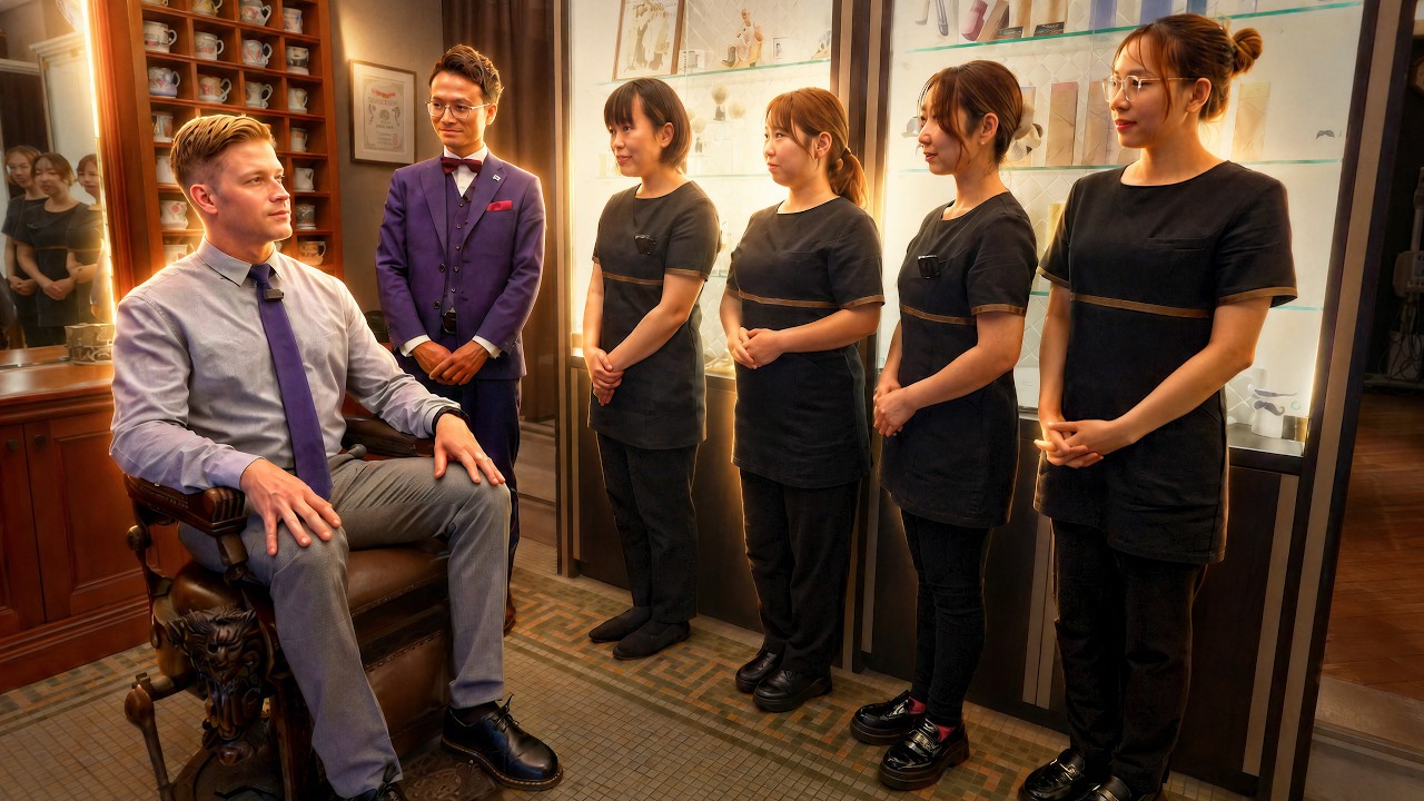 💈(ASMR) $1,000 VIP Barber Service in Tokyo&hellip; With 5 Experts Serving 1 Client