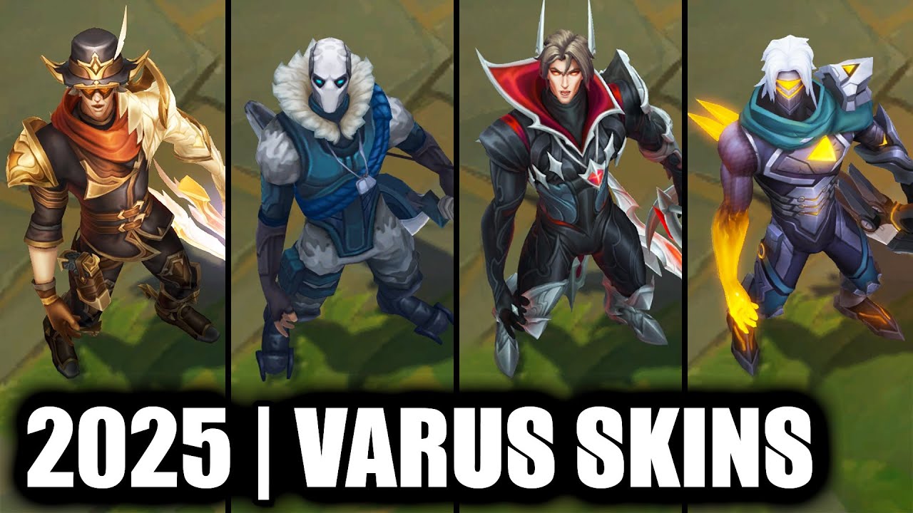 ALL VARUS SKINS SPOTLIGHT 2025 | League of Legends