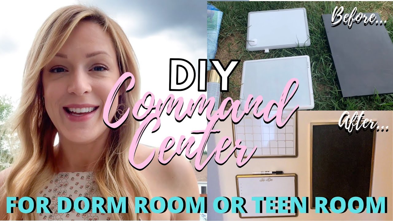 DIY Command Center | Message Center | Dorm Room Organization| Teen Room Organization|The Craf-T Home