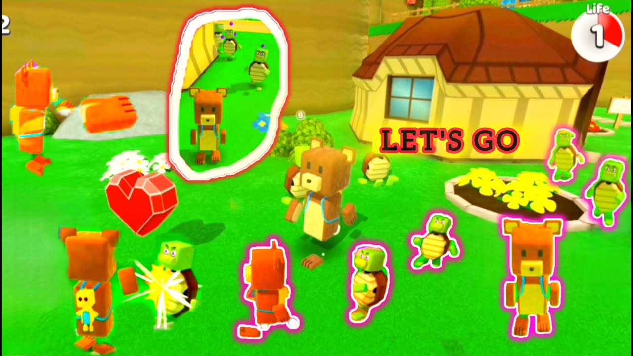🎬 Super Bear Adventure - Funny Moments & First Boss Fight!🔥#SuperBearAdventure #funnymoments #fight
