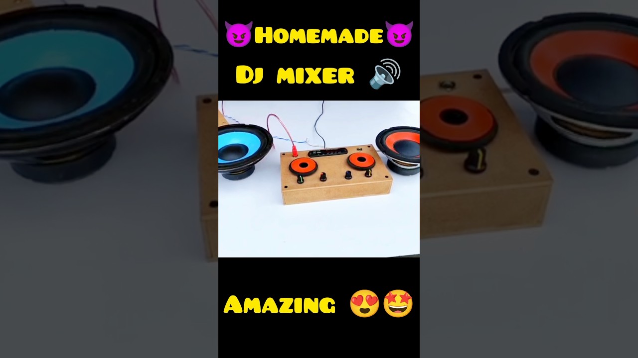 How to Make a DJ Mixer | DIY Amplifier Mixer & DJ Crossover at Home | Easy Homemade Project