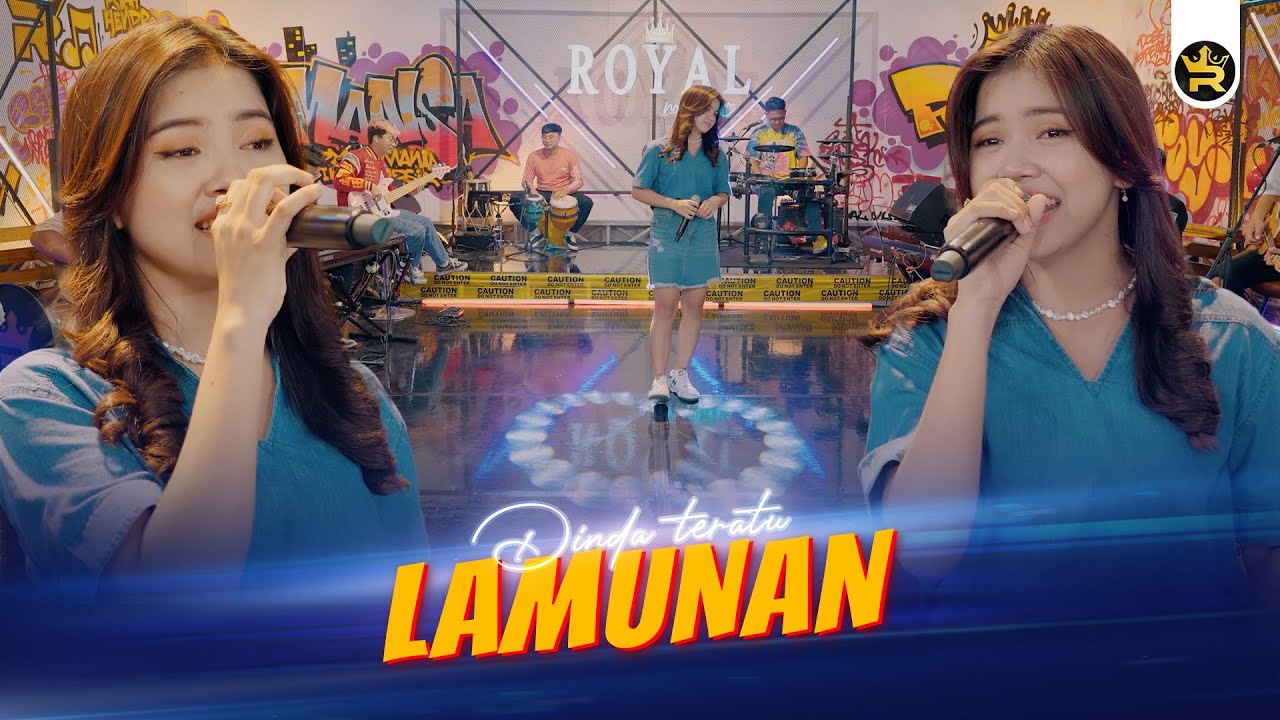 DINDA TERATU - LAMUNAN ( Official Live Video Royal Music )