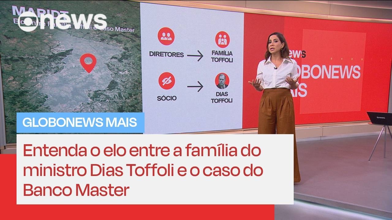 Entenda o elo entre a família do ministro Dias Toffoli e o caso do Banco Master | GloboNews Mais