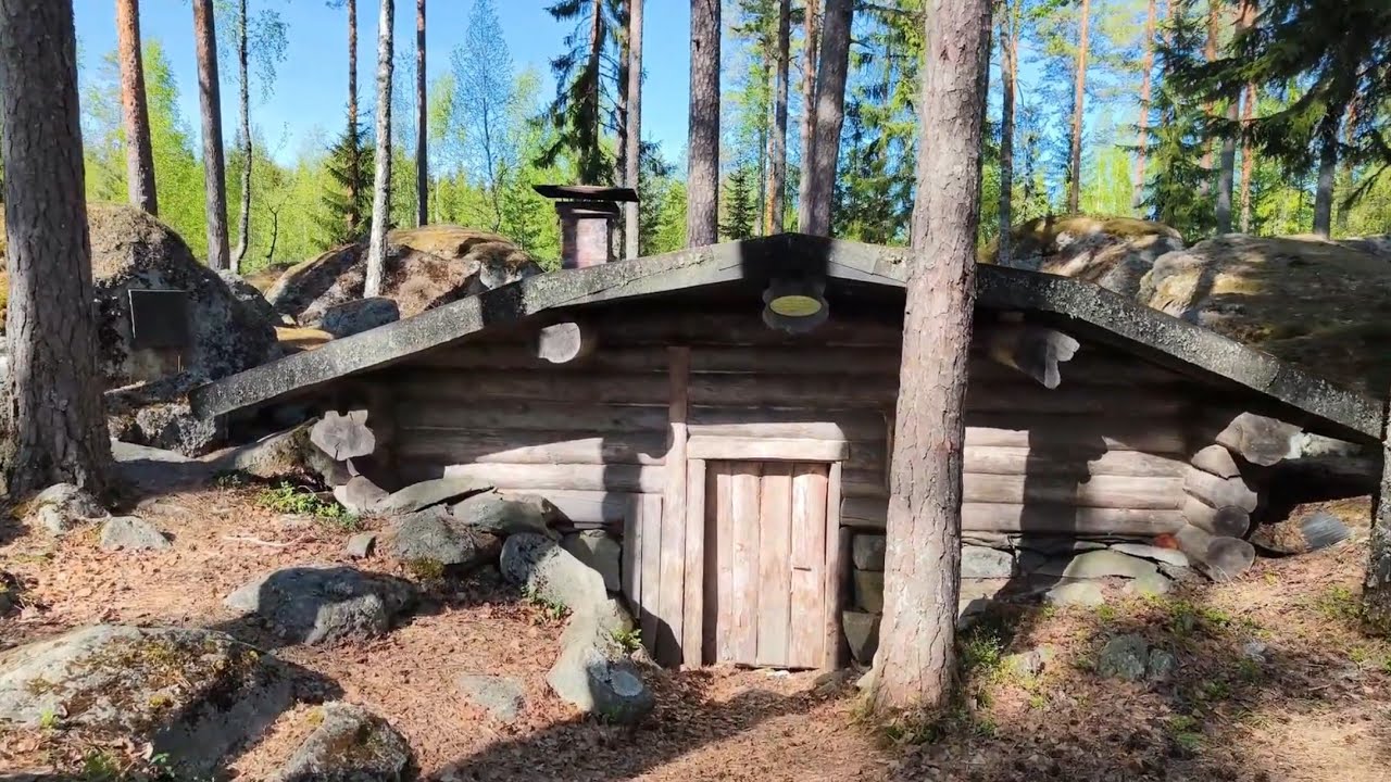Kullaan Kakkurin korsu (metsäkaartilaiset) ja Kustaan savupirtti osa1
