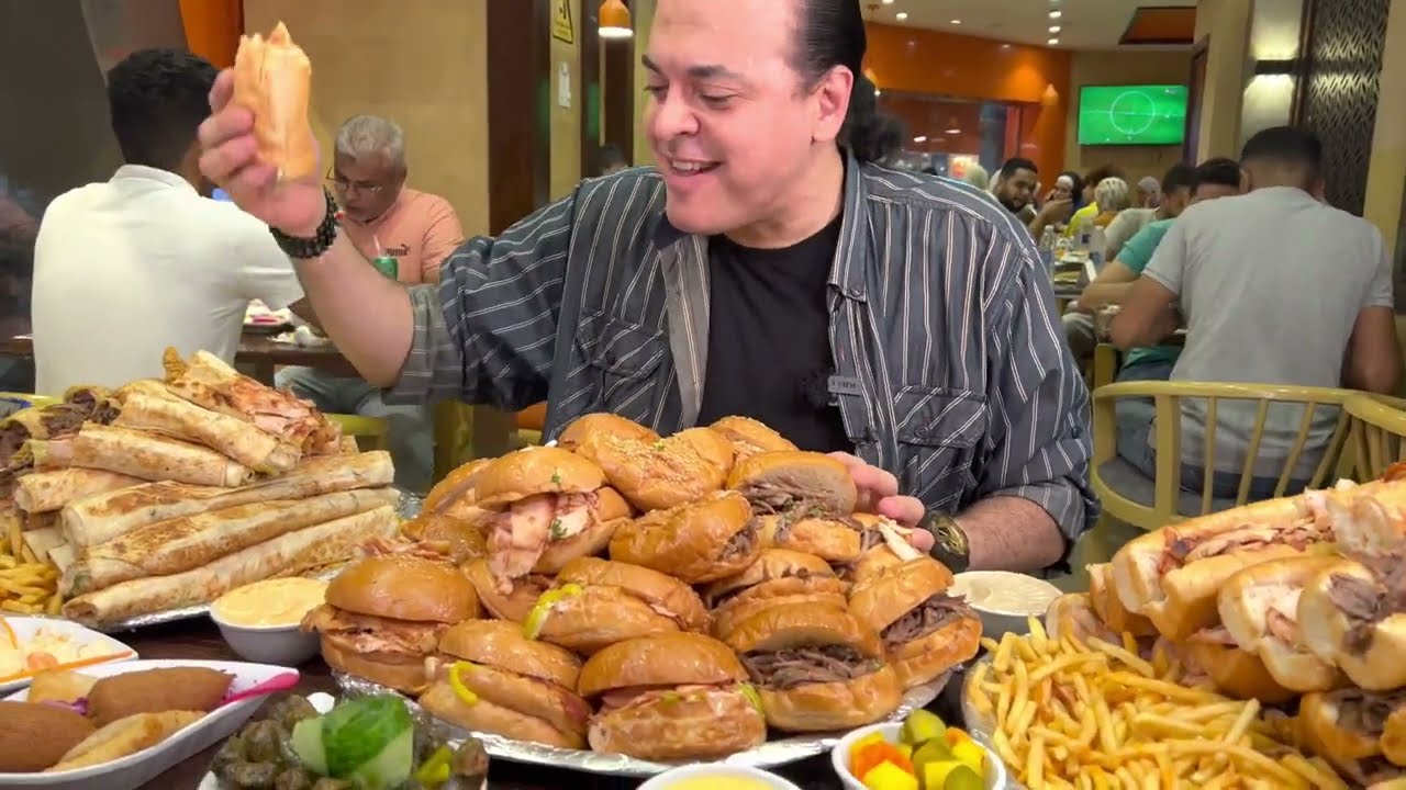 مزاجنجي في مملكة الشاورما السوري🇸🇾😋مطعم ابو أنس السورى
