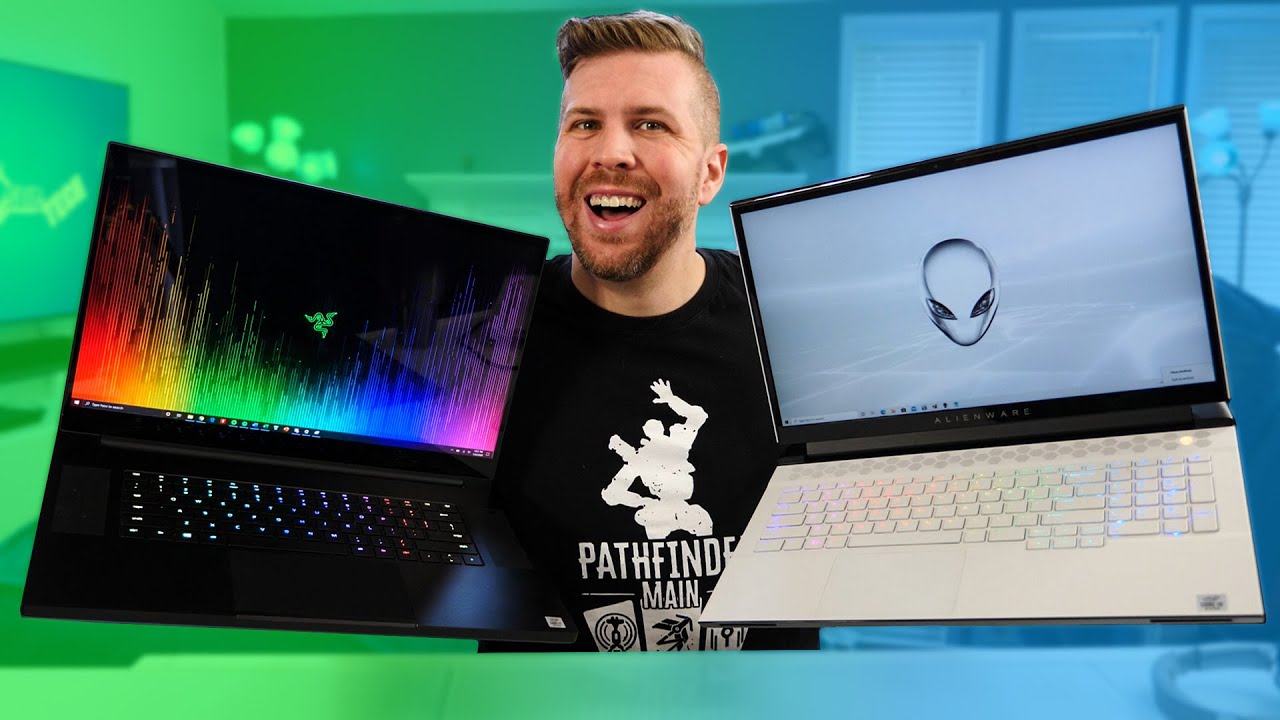 Alienware M17 R3 vs Razer Blade Pro 17 Review - RTX 2080 Super Benchmark Battle!