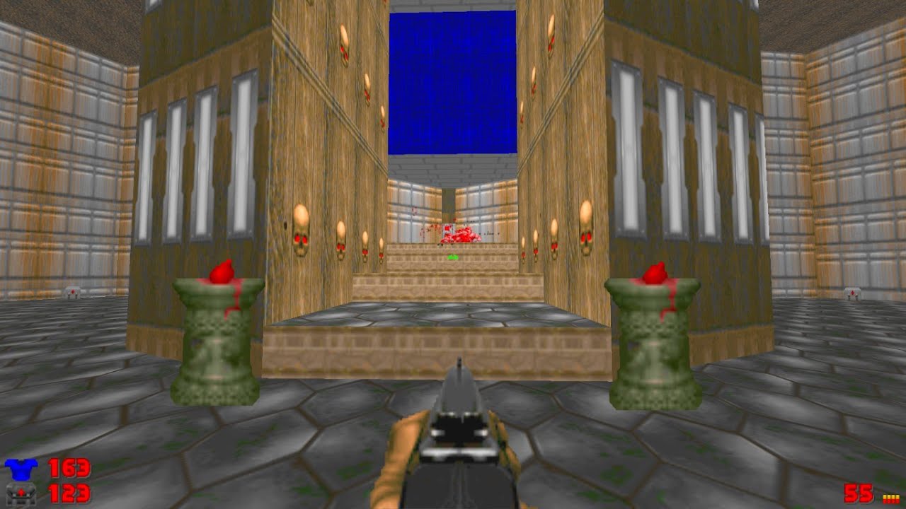 DOOM MOD WALKER LABERINTH Calabraun The Ley Line Walker LABYRINTH MAP E1M1 ONE MAP ULTIMATE DOOM WAD