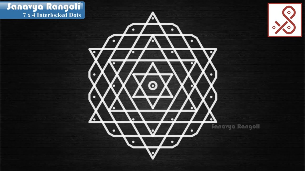 Easy Star kambi kolam || Step by step tutorial || Chukka muggu || Apartment daily kolam