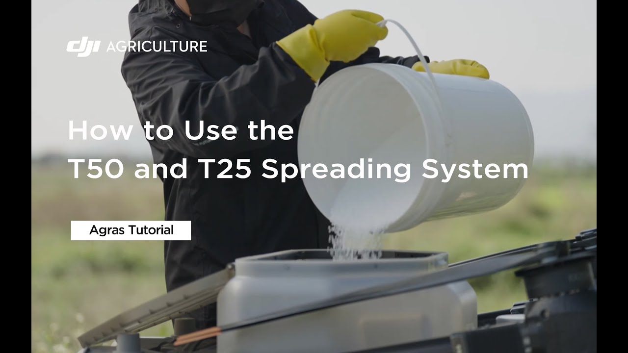 How to Install the T50 and T25 Spreading System | Agras Tutorial T50&25