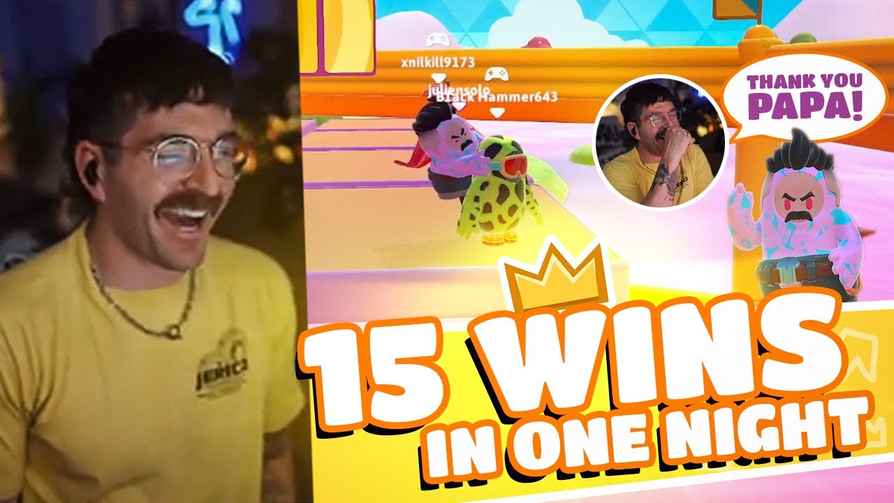 we played Fall Guys until we had 15 wins