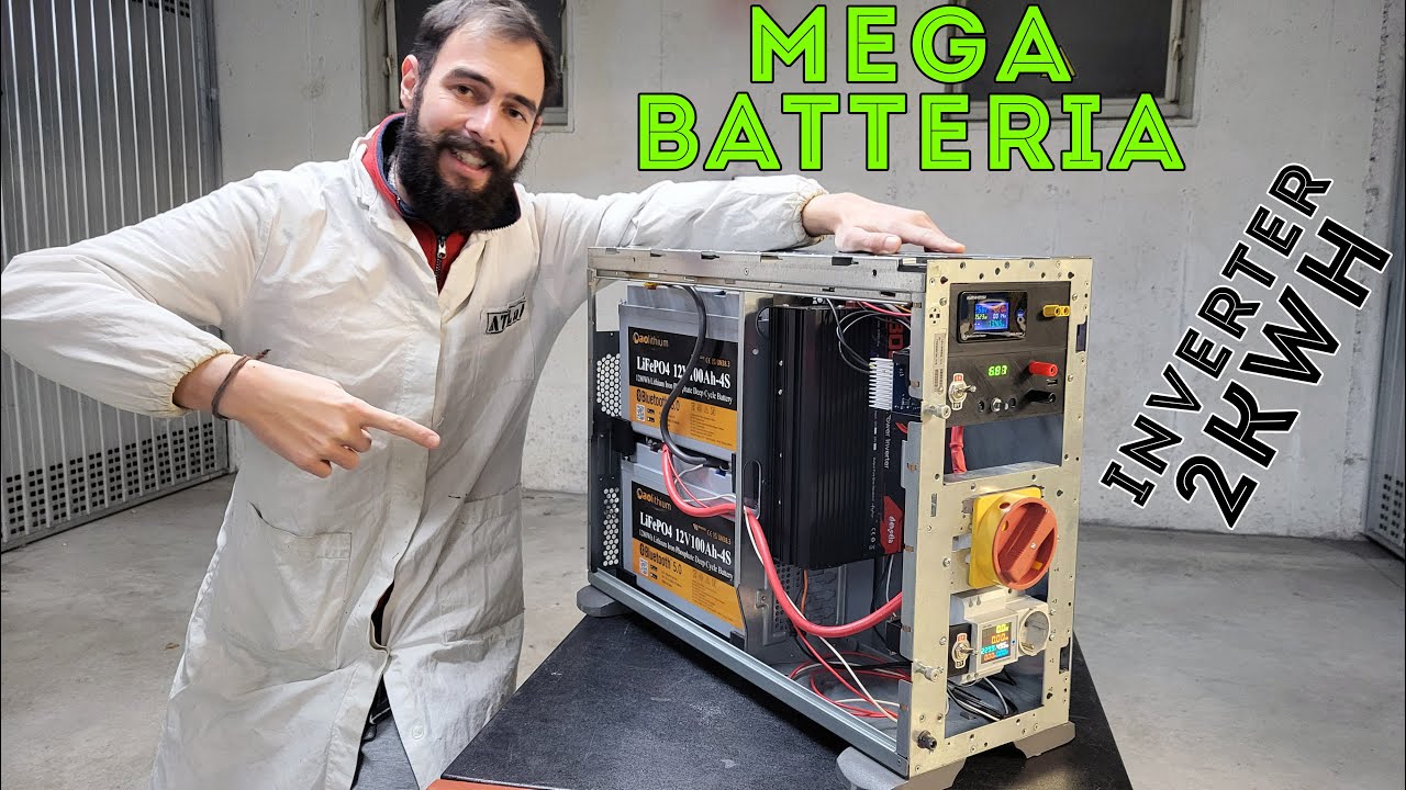 Ho Costruito una Mega Batteria Power Station Portatile a Basso Costo da 2kWh con LiFePO4 - Fai Da Te