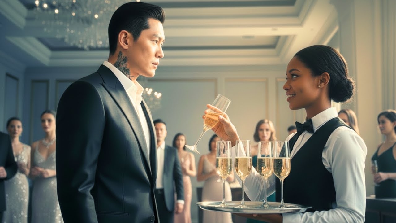 Korean Mafia Boss Ignored Every Woman in the Room But Froze When a Black Waitress Smiled-Fate Struck
