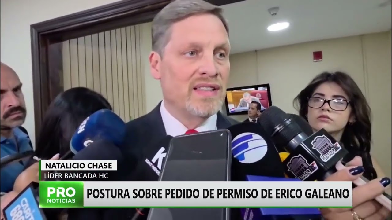 Postura sobre pedido de permiso de Erico Galeano