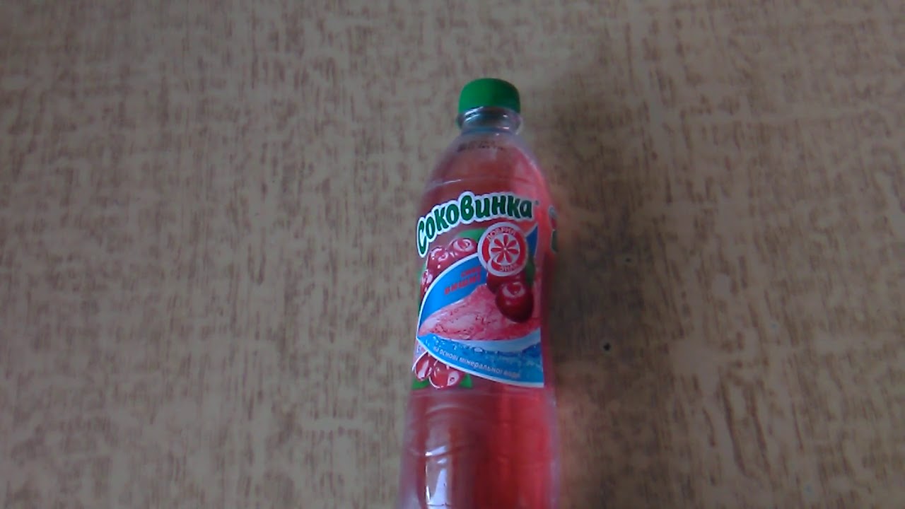 Вода Соковинка - Вишня с содержанием сока обзор и впечатления