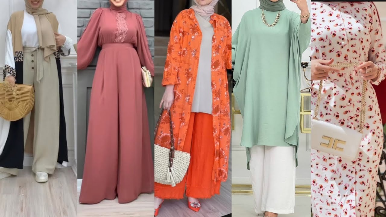 موضةربيع وصيف محجبات2023✨أشيك تنسيقات الربيع والصيف أنيقة🔝 hijab outfits/hijab style/modern hijab
