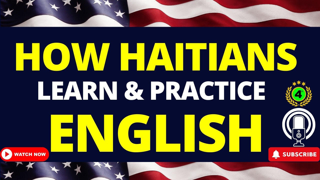 Si w ta renmen amelyore Anglè w konsa tou, gade videyo sa a! English conversation practice live!